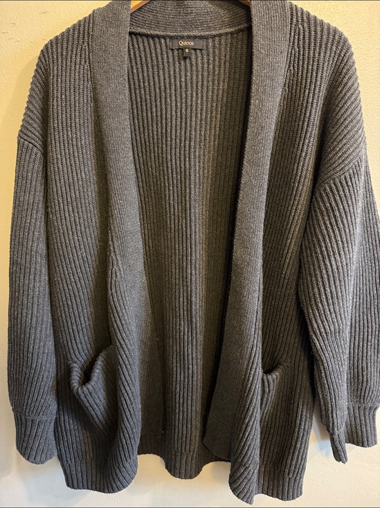 Quince Sweaters - Quince 100% Organic Cotton Oversized Cardigan size small